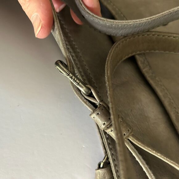 Frye Melissa Button Cross Body Bag, in Antique Grey - Picture 5 of 10